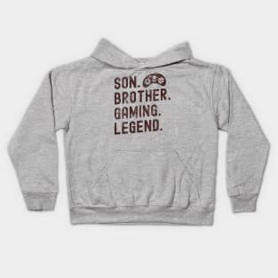 Son Brother Gaming Funny Video Games Lovers Kids Hoodie